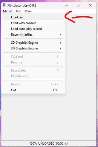 How to load games in KEmulator