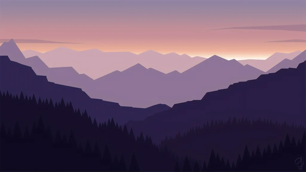 minimal landscape wallpaper