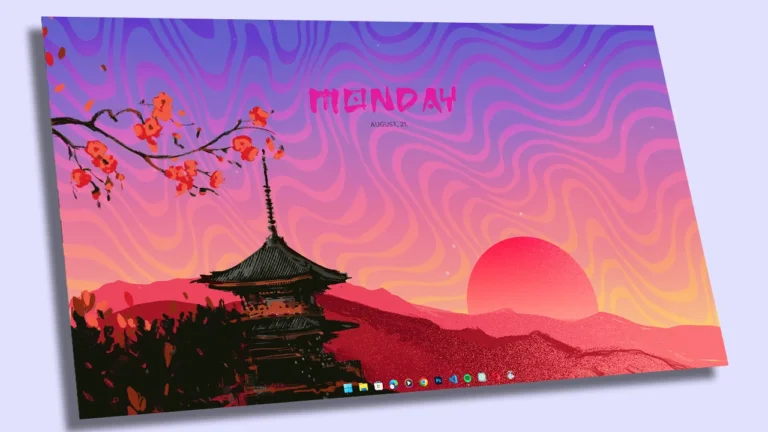 Japanese Theme Desktop Customization