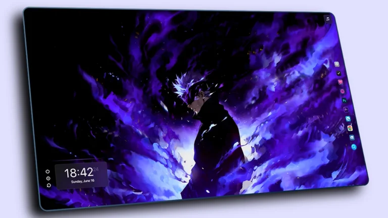 Saturo Gojo Theme for Windows
